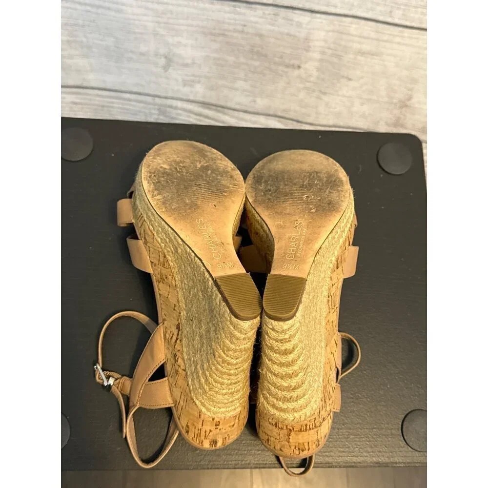 Charles By Charles David ASTRO Open Toe Espadrille Sandals Size 9.5
